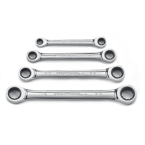 Box Wrenches | GearWrench 9240 4 pc. SAE Double Box Ratcheting GearWrench Set image number 0