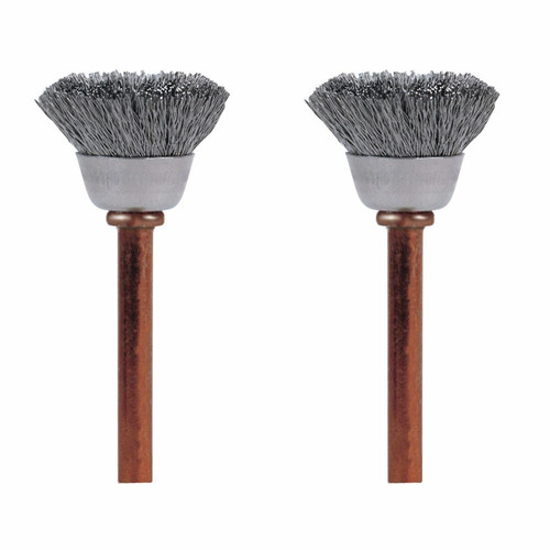 Grinding Sanding Polishing Accessories | Dremel 531-02 1/2 in. Stainless Steel Brushes (2-Pack) image number 0