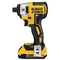 Impact Drivers | Factory Reconditioned Dewalt DCF886D2R 20V MAX XR Cordless Lithium-Ion 1/4 in. Brushless Impact Driver Kit with 2.0 Ah Batteries image number 2