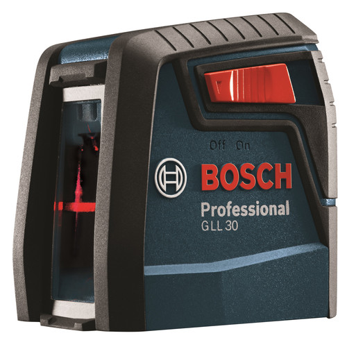 Rotary Lasers | Factory Reconditioned Bosch GLL 30-RT 30 ft. Self-Leveling Cross-Line Laser image number 0