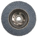 Grinding, Sanding, Polishing Accessories | Weiler 31349 4-1/2 in. Diameter 5/8 in. - 11 UNC Wolverine Abrasive Conical Flap Disc image number 2