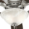 Ceiling Fans | Hunter 52081 44 in. Caraway Five Minute Fan Brushed Nickel Ceiling Fan with Light image number 6