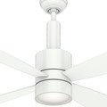 Ceiling Fans | Casablanca 59070 Bullet 54 in. Contemporary Snow White Indoor Ceiling Fan image number 3