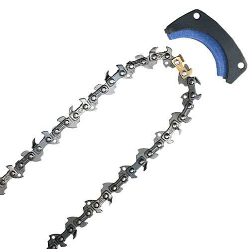 Chainsaw Accessories | Oregon 548179 0.050 Gauge PowerSharp 14 in. Chainsaw Chain with Sharpening Stone for PowerNow Chainsaws image number 0