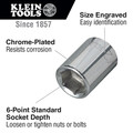 Sockets | Klein Tools 65601 1/4 in. Drive 7/32 in. Standard 6-Point Socket image number 4