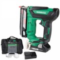 Specialty Nailers | Factory Reconditioned Metabo HPT NP18DSALM 18V Cordless 1-3/8 in. 23-Gauge Pin Nailer Kit image number 0