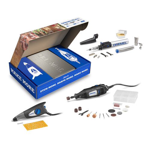 Combo Kits | Dremel 2290 3-Tool Craft & Hobby Maker Kit with 200-Series Rotary Tool, Engraver & Butane Soldering Torch image number 0
