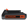 Batteries | Black & Decker LBXR2020-OPES3 20V MAX 2 Ah Lithium-Ion Slide Battery with (3) AF-100 Trimmer Line Spools image number 1
