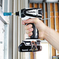 Impact Drivers | Makita XDT04CW 18V 1.5 Ah Cordless Lithium-Ion 1/4 in. Hex Compact Impact Driver Kit image number 2