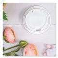 Food Trays, Containers, and Lids | Dart 8EL Cappuccino Dome Sipper Lids for 8 - 10 oz. Cups - White (1000/Carton) image number 4
