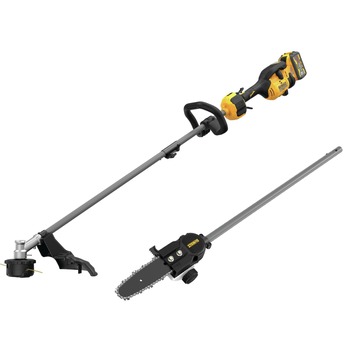 PRODUCTS | Dewalt DCST972X1WOAS6PS-BNDL 60V MAX Brushless Lithium-Ion 17 in. Cordless String Trimmer Kit (9 Ah) and Pole Saw Attachment Bundle