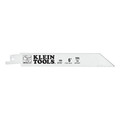 Reciprocating Saw Blades | Klein Tools 31727 6 in. 14 TPI Bi-Metal Reciprocating Saw Blade (5/Pack) image number 0