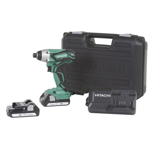 Impact Drivers | Hitachi WH18DGL 18V Cordless Lithium-Ion 1/4 in. Hex Impact Driver Kit (Open Box) image number 0