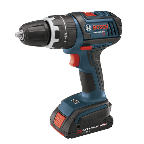 Hammer Drills | Factory Reconditioned Bosch HDS180-03-RT 18V Lithium-Ion Compact Tough 1/2 in. Cordless Hammer Drill Driver Kit image number 0