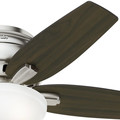 Ceiling Fans | Hunter 51082 42 in. Newsome Brushed Nickel Ceiling Fan with Light image number 9
