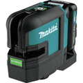 Rotary Lasers | Makita SK105GDNAX 12V max CXT Lithium-Ion Cordless Self-Leveling Cross-Line Green Beam Laser Kit (2 Ah) image number 2