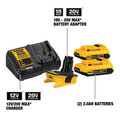 Battery and Charger Starter Kits | Dewalt DCA2203C 20V MAX Lithium-Ion Battery/Charger/Adapter Kit for 18V Cordless Tools with 2 Batteries (2 Ah) image number 2