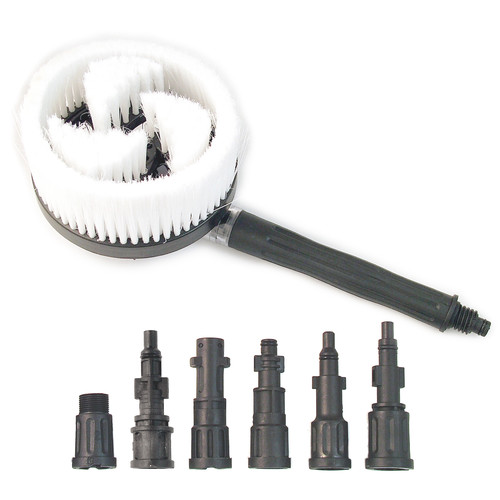 Pressure Washer Accessories | Powerwasher 81K009SH Rotary Brush for Pressure Washers up to 1,800 PSI image number 0