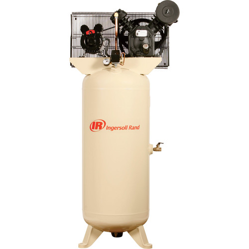 Stationary Air Compressors | Ingersoll Rand 2340L5-V230 5HP 230/1 2340L5-V Two Stage Cast Iron Air Compressor image number 0