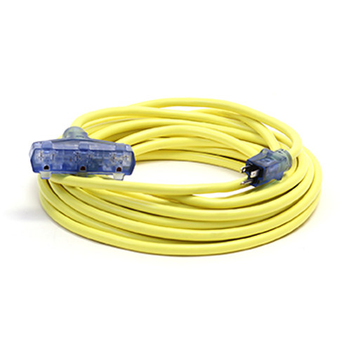 Extension Cords | Century Wire 15A-12-3-TRIPLE-CGM-CORD Pro Glo 15 Amp 12/3 AWG Triple Tap CGM Extension Cord image number 0
