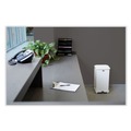 Trash & Waste Bins | Rubbermaid Commercial FGST24EPLWH 13 gal. Defenders Heavy-Duty Steel Step Can - White image number 3