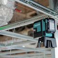 Rotary Lasers | Makita SK106GDNAX 12V max CXT Lithium-Ion Cordless Self-Leveling Cross-Line/4-Point Green Beam Laser Kit (2 Ah) image number 8