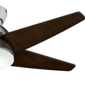Ceiling Fans | Casablanca 59019 44 in. Contemporary Isotope Brushed Nickel Espresso Indoor Ceiling Fan image number 2