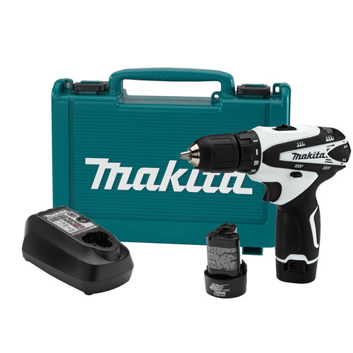 Impact Drivers | Makita FD02W 12V MAX Cordless Lithium-Ion 3/8 in. Drill Driver Kit image number 0