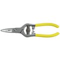 Snips | Klein Tools 24001 5 in. Rapid Cutting Snip with Serrated Blade image number 0