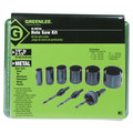 Hole Saws | Greenlee 830 9-Piece Bi-Metal Hole Saw Kit for 1/2 in. to 2 in. Conduit image number 1