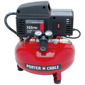 Portable Air Compressors | Factory Reconditioned Porter-Cable PCFP02003R 135 PSI 3.5 Gallon Oil-Free Pancake Compressor image number 0