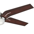Ceiling Fans | Casablanca 59198 Correne 56 in. Brushed Nickel Coffee Beech Indoor Ceiling Fan with Light and Remote image number 2