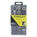 Socket Sets | Stanley STMT74868 24-Piece 1/4 in. Metric Drive Mechanics Wrench, Socket & Bit Set image number 1
