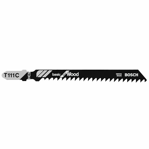 Jigsaw Blades | Bosch T111C 4 in. 8 TPI T-Shank Jigsaw Blade (5-Pack) image number 0