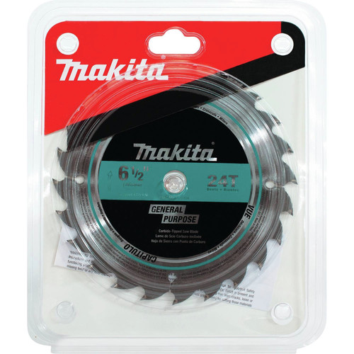 Circular Saw Accessories | Makita T-01404 6-1/2 in. 24T Carbide-Tipped Framing Saw Blade image number 0