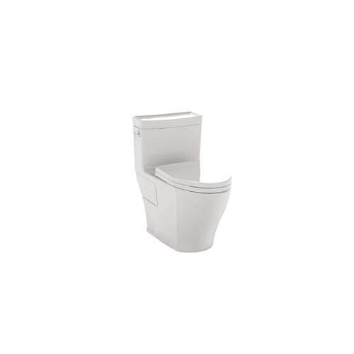 Fixtures | TOTO MS626214CEFG#01 Aimes Elongated 1-Piece Floor Mount High Efficiency Toilet (Cotton White) image number 0