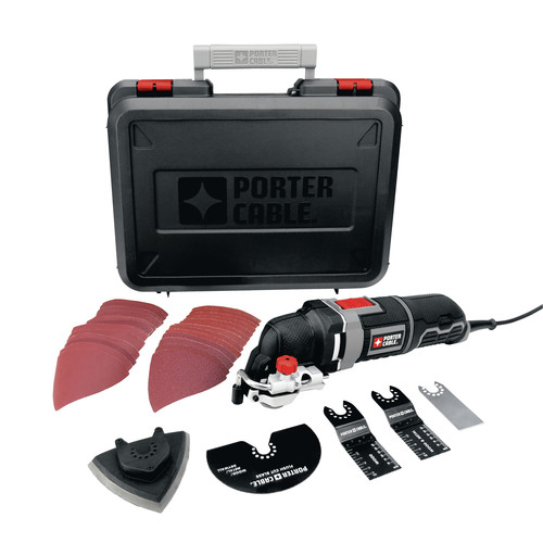 Oscillating Tools | Porter-Cable PCE605K Tradesman 31-Piece 3.0 Amp Oscillating Multi-Tool Kit with Case image number 0