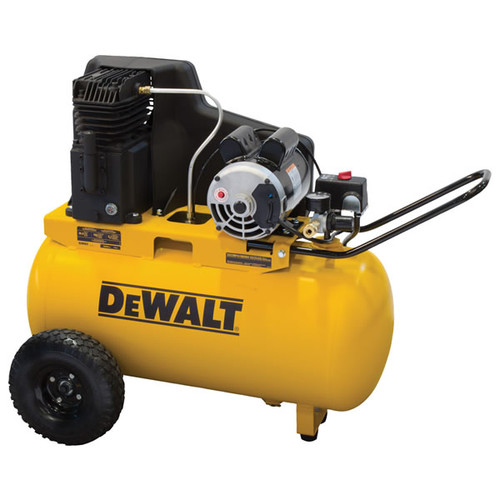 Portable Air Compressors | Dewalt DXCMPA1982054 1.9 HP 20 Gallon Portable Horizontal Wheelbarrow Air Compressor image number 0