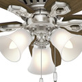 Ceiling Fans | Hunter 51092 42 in. Builder Low Profile Brushed Nickel Ceiling Fan with LED image number 10