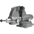 Vises | Wilton 28827 C-2 Combination Pipe and Bench 5 in. Jaw Round Channel Vise with Swivel Base image number 0