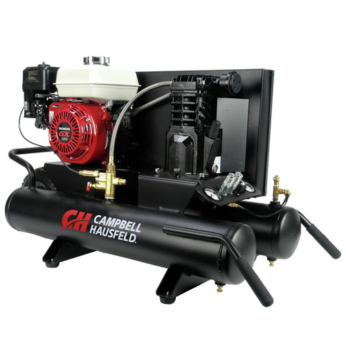 Portable Air Compressors | Campbell Hausfeld CE2000 5.5 HP Single-Stage 8 Gallon Oil-Lube Wheelbarrow Horizontal Air Compressor image number 0