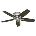 Ceiling Fans | Hunter 51082 42 in. Newsome Brushed Nickel Ceiling Fan with Light image number 7