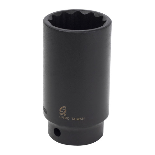 Impact Sockets | Sunex 230ZMD 1/2 in. Drive 30mm Metric 12-Point Deep Impact Socket image number 0