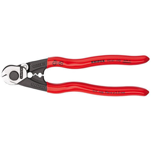 Save an extra 10% off this item! | Knipex 9561190 7-1/2 in. Wire Rope Cutter image number 0