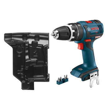 Bosch HDS182BN 18V Cordless Lithium-Ion 1\/2 in. Brushless Compact Tough Hammer Drill Driver (Bare Tool) with L-BOXX Insert Tray