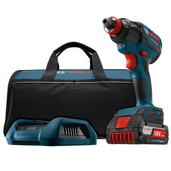 Bosch IDH182WC-102 18V 2.0Ah Cordless Lithium-Ion 1\/2 in. Brushless Socket Ready Impact Driver Wireless Kit