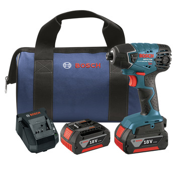 Bosch 25618-01-RT 18V Cordless Lithium-Ion 1\/4 in. Impact Driver with FatPack Batteries