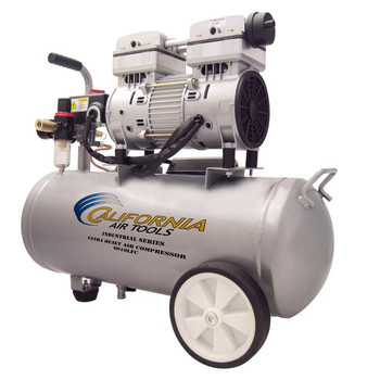 California Air Tools CAT-6010LFC 1 HP 6 Gallon Ultra Quiet Steel Tank Air Compressor