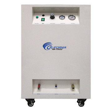 California Air Tools CAT-8010DSPC 1 HP 8 Gallon Ultra Quiet Steel Tank Air Compressor with Sound Proof Cabinet