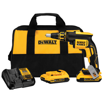 Dewalt DCF620D2 20V Max XR Cordless Lithium-Ion Brushless Drywall Screwgun Kit